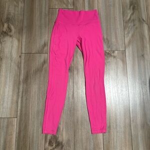Size 4 double lined lululemon pink leggings